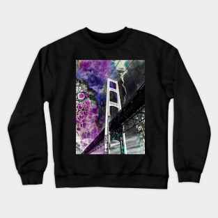 "The Mighty Mac #2" - Michigan Fluid Art Series Crewneck Sweatshirt